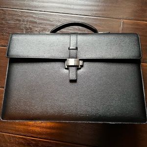 Montblanc briefcase. Leather. Mint